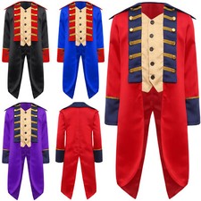 UK Kids Cosplay Pirate Colonial Costume British Historical Dress Up Medieval