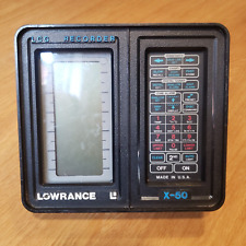 Lowrance Fish Finder LCG Recorder X-50 Head Unit Only Untested Parts Only