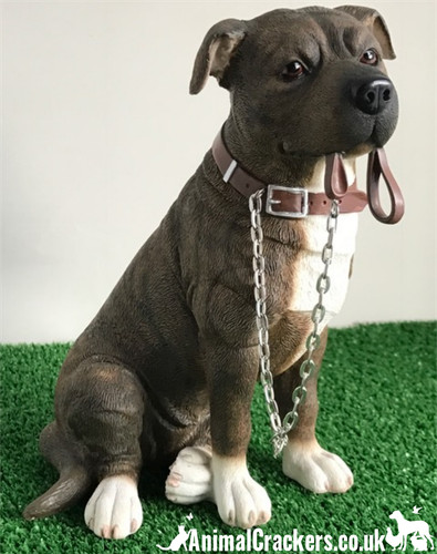 Large brown staffordshire bull - large,