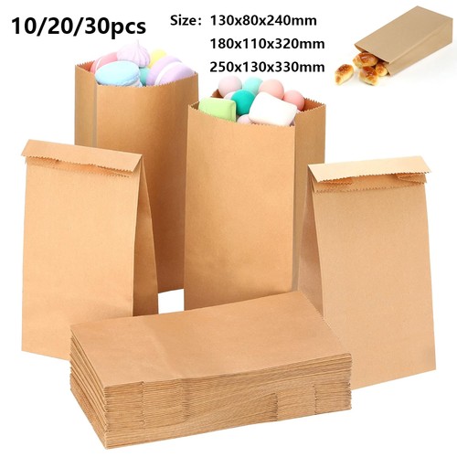 Small brown paper bags bulk - brown,