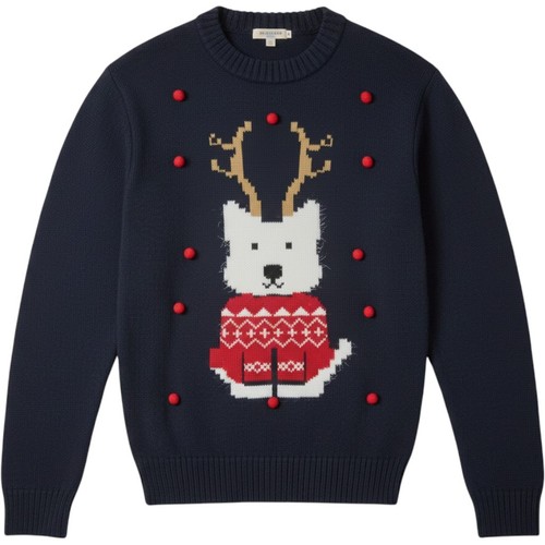 Holiday westie reindeer dog - westie,