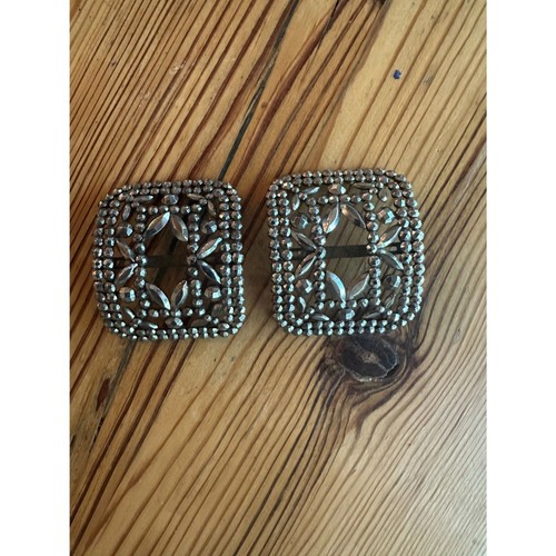 Antique cut steel shoe - antique,