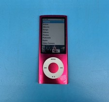 Apple iPod Nano A1320 5th Generation MP3 Media Player, Pink - Tested