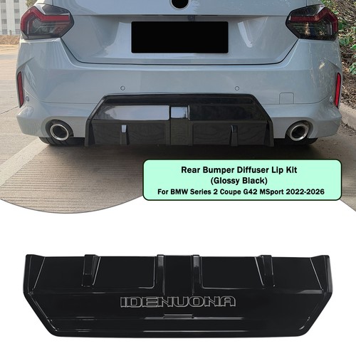 Gloss black rear diffuser - gloss,