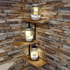 3-Tier Modern Rustic Floating