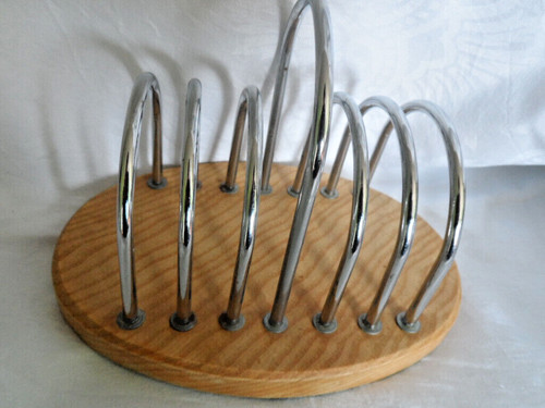 Large wood and chrome - , toast