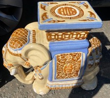 Ceramic Elephant Plant Stand