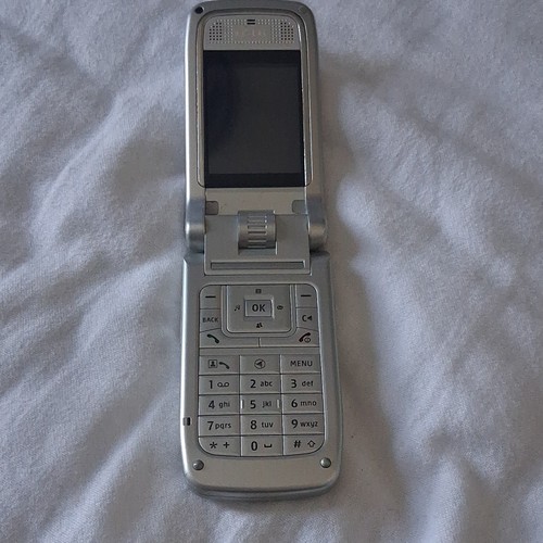 U880 silver flip mobile - u880,