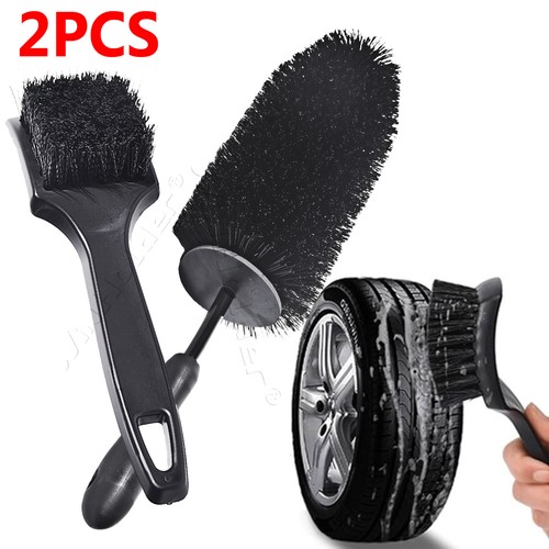 2pc car wheel cleaning brush - wheel,