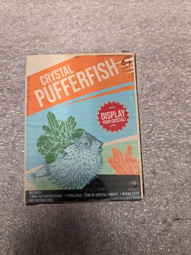Crystal puffer fish one set - puffer,