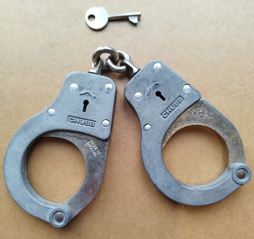 Chubb handcuffs with one - one, key