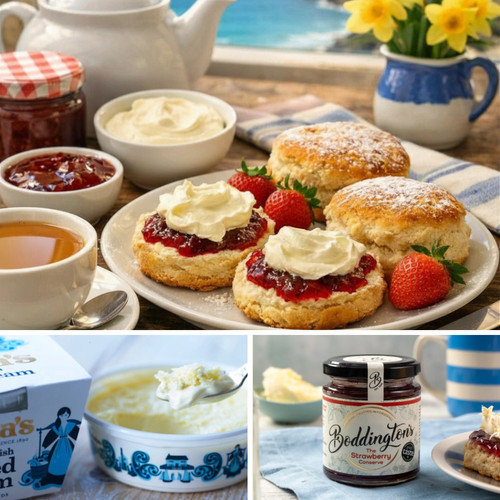 Cornish clotted cream - clotted, tea