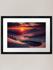 View of Stunning Sunset from
