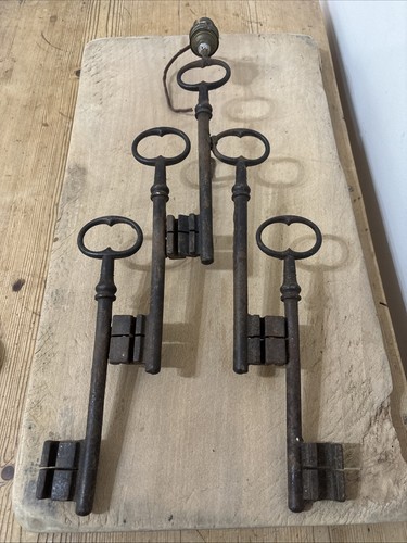 Vintage chateau key wall - key,