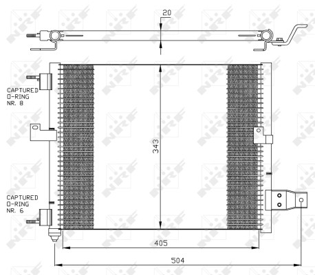 Condenser air conditioning - air,