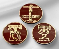 SKA REGGAE SKINHEAD BADGE - 3