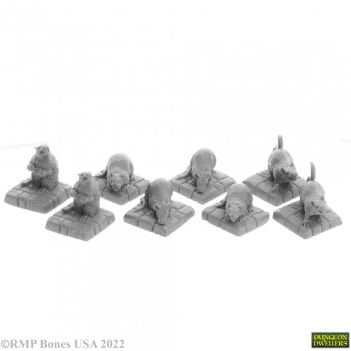 Dnd dire rats miniatures - rats, |