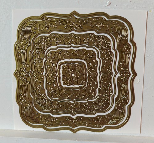 Square nesting dies with - dies,
