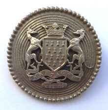 Vinatge Toujours Fidele Arvor French Bretagne Coat Of Arms Pin Badge Brooch