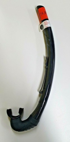 Subgear black diving snorkel - black,