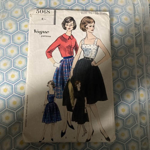 Vintage vogue pattern 5068 - 5068, a
