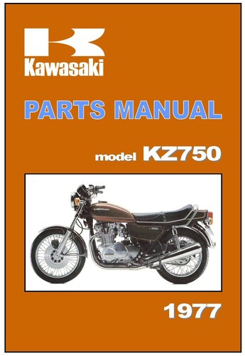 Kawasaki parts manual kz750 - kawasaki,
