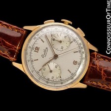 1945 BREITLING Vintage Aviator's Ref. 760 Mens 18K Rose Gold Chrono - Original