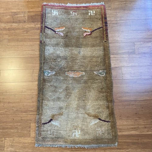 Vintage tibetan hand - hand, knotted