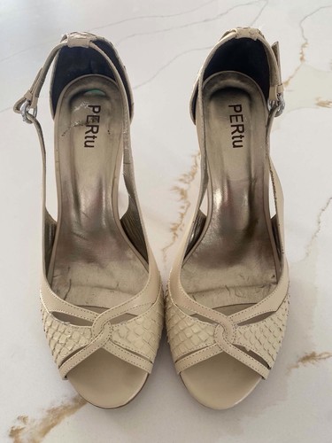 Pertu cream leather - pertu, sandals