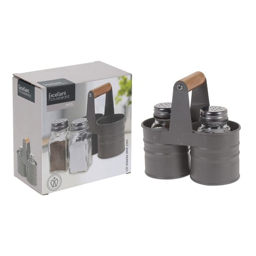 Salt and pepper - and, shakers