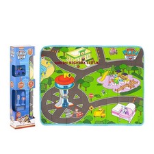 Paw Patrol Mega Playmat Set – Soft Car Play Mat with Chase Vehicle & Accessories