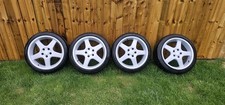 Vintage Genuine BORBET  15inch Alloy  Wheels Set Of 4 , 5x110