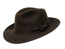 Gents brown 100 wool hand - 100%,