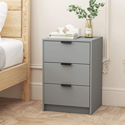 Grey oak bedside - oak, 3