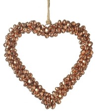 Silver OR Copper Hanging Heart