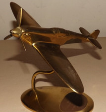 vintage brass spitfire with