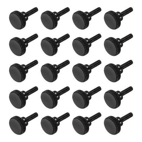 20pcs m3x8mm black steel flat - 20pcs,