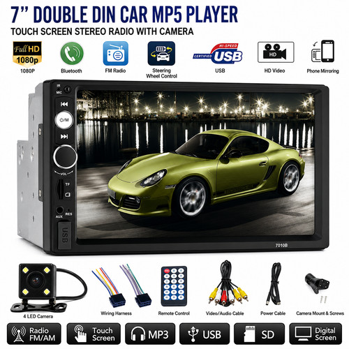 Double din car mp5 player - double,