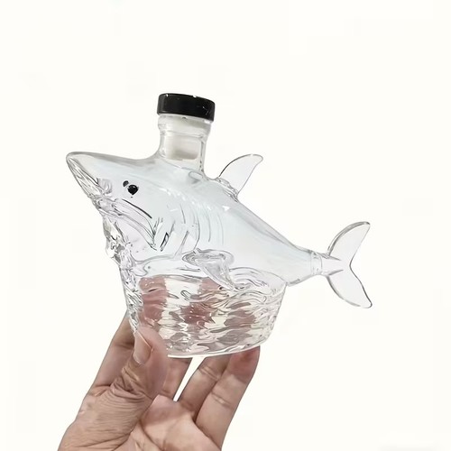 Whiskey shark bottle creative - shark,