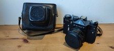 Zenit TTL 35mm Film Camera with Case & Helios 44M F2 Lens - Black - Prop/Decor
