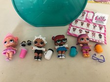 Lol surprise dolls bundle glitter series with storage case bb fresh pet stage