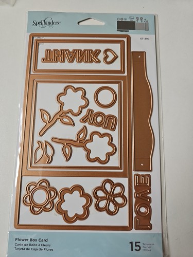 Spellbinders flower box - spellbinders, card