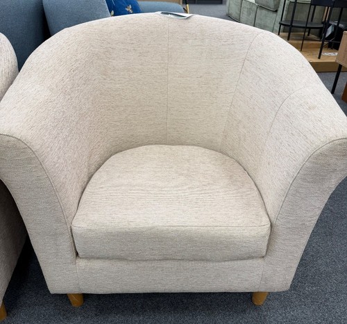 Natural woven tub chair - woven,