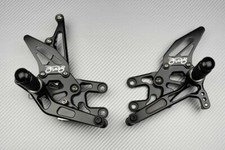 Black Adjustable Rearsets