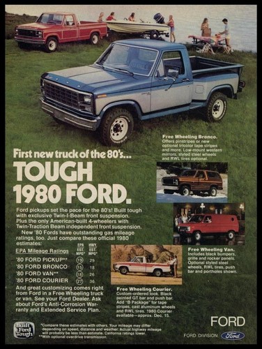1980 ford pickup truck - pickup, new