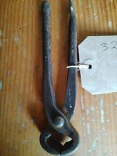 ⚡VINTAGE 6in PINCER NIPPER PILERS CUTTER WORKSHOP BLACKSMITH FARRIER USED TOOL 1