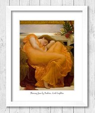 Framed Art Print Flaming June