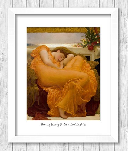 Framed art print - art, june