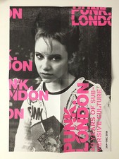 PUNK.LONDON, Derek Ridgers, folded mini poster, 40th anniversary, 2016
