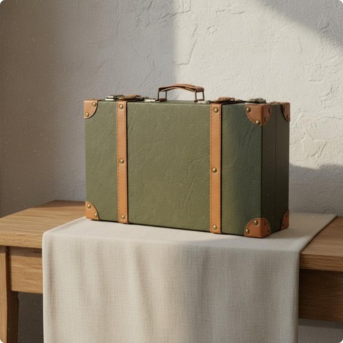 Pieces vintage suitcase set - 3,